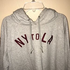 NY to LA Cropped Hoodie